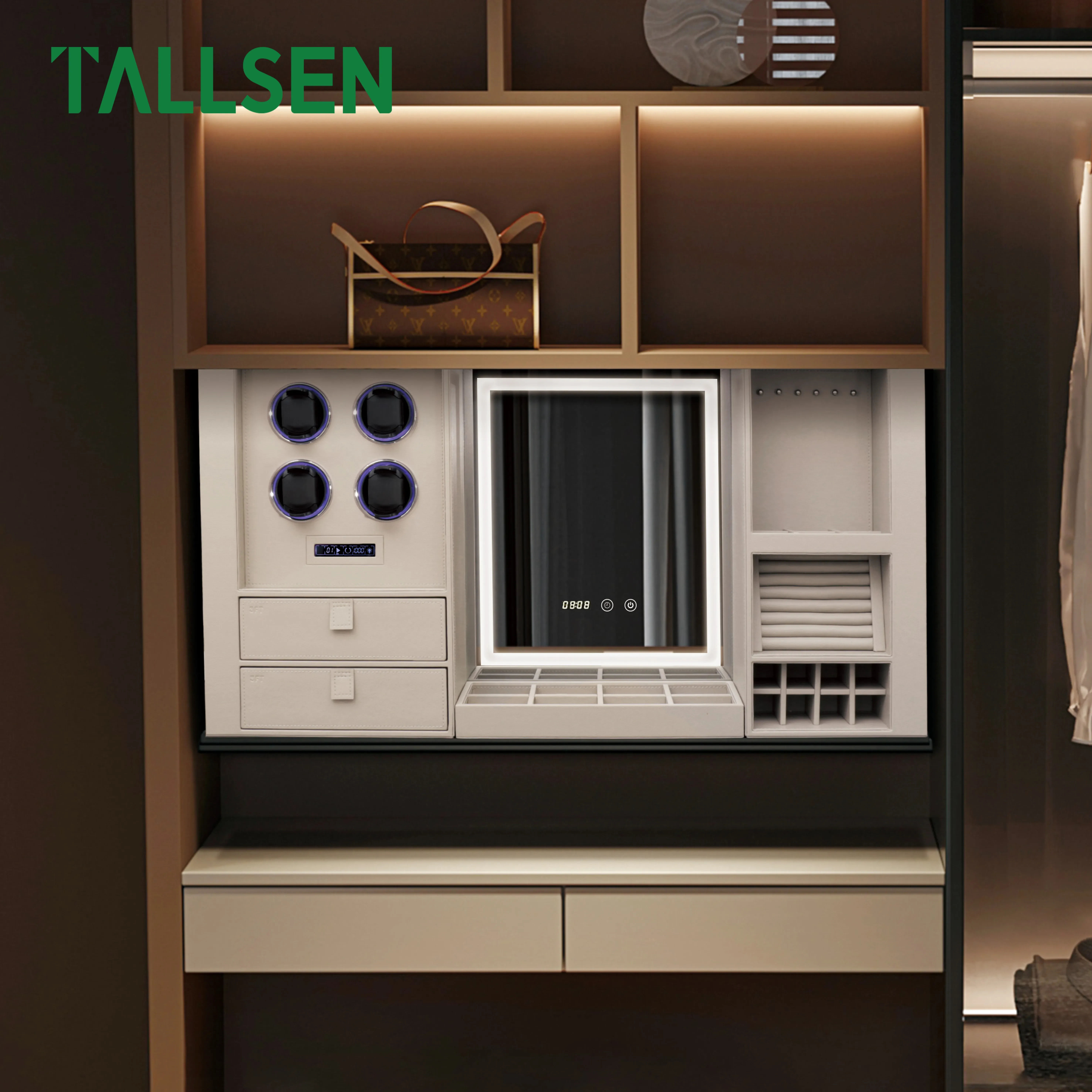 اكسسوار تسريحة وحدة مكياج هيدروليك بالكهرباء تالسن