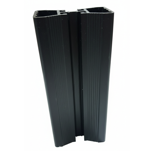 قطاع المنيوم خزائن ملابس راسيه مع اضاءه اسود 5.80م