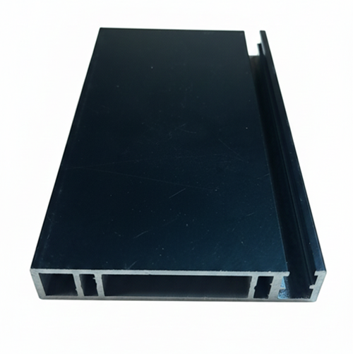 قطاع خزائن ملابس خلفي رف زجاج 5مم اسود 5.80م