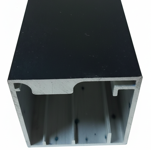 قطاع عارضه علويه وسفليه لوحده خزانه زجاج اسود 5.80م