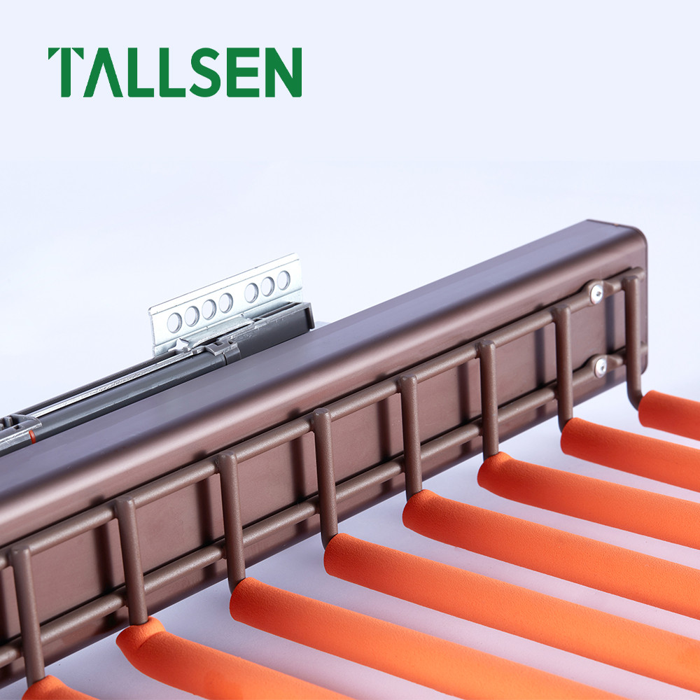 Side-mounted trousers rack